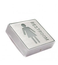 Alumunium Box Sign "Female"